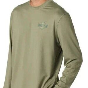 Hang Ten Green Long Sleeve Tee with Crew Neck